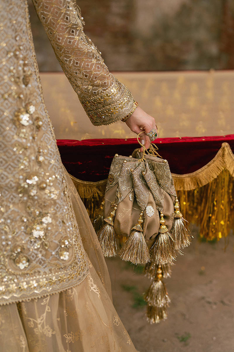 MNR | 3 Piece Unstitched Embroidered Organza | Roshni