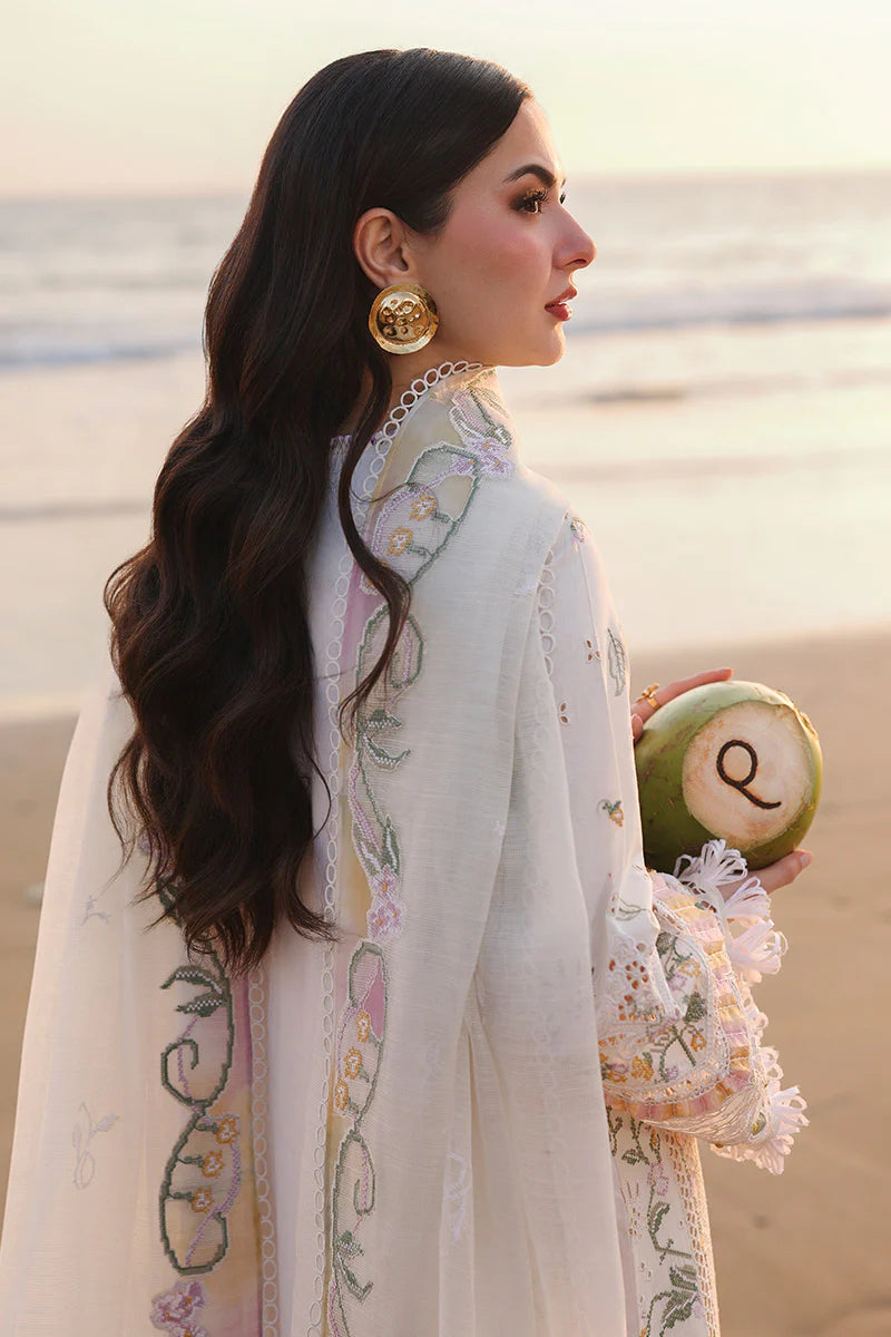 Qalamkar | 3 Piece Unstitched Embroidered Lawn | SA-10 ILARA