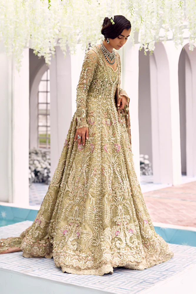 Suffuse | 3 Piece Unstitched Bridal Couture | IRIS 04