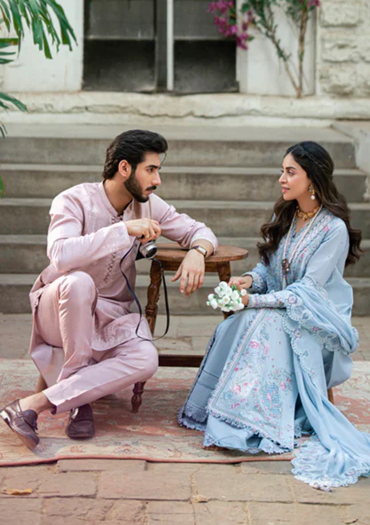 Qalamkar | 3 Piece Unstitched Embroidered Lawn | SB#04 - Zarish