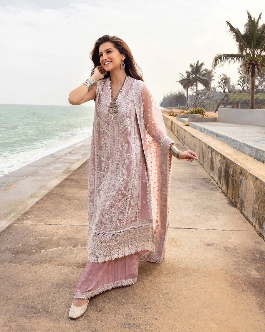 Faiza Saqlain | 3 Piece Unstitched Embroidered Lawn | Amaryllis