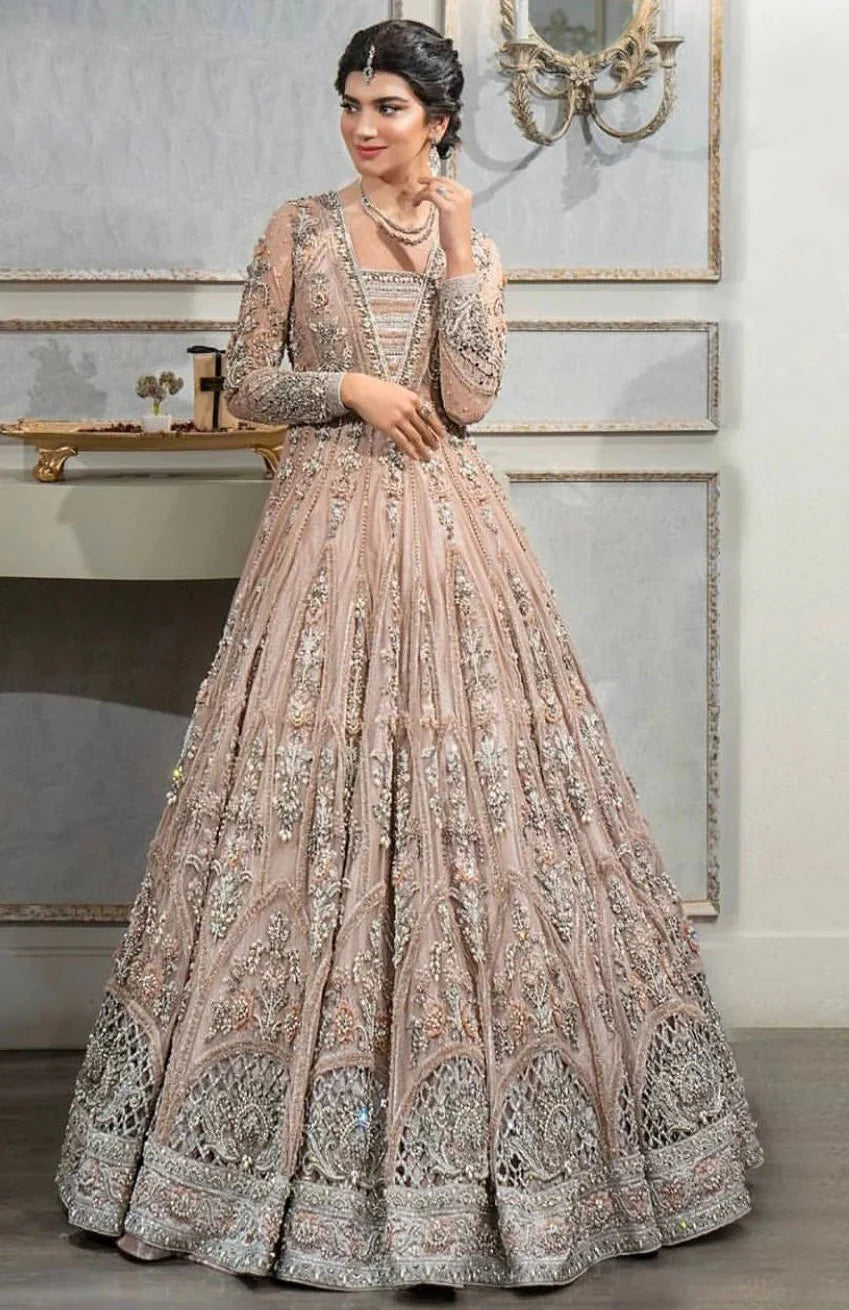 Maria B. | 3 Piece Unstitched Embroidered Bridal | Estelle - EX 142