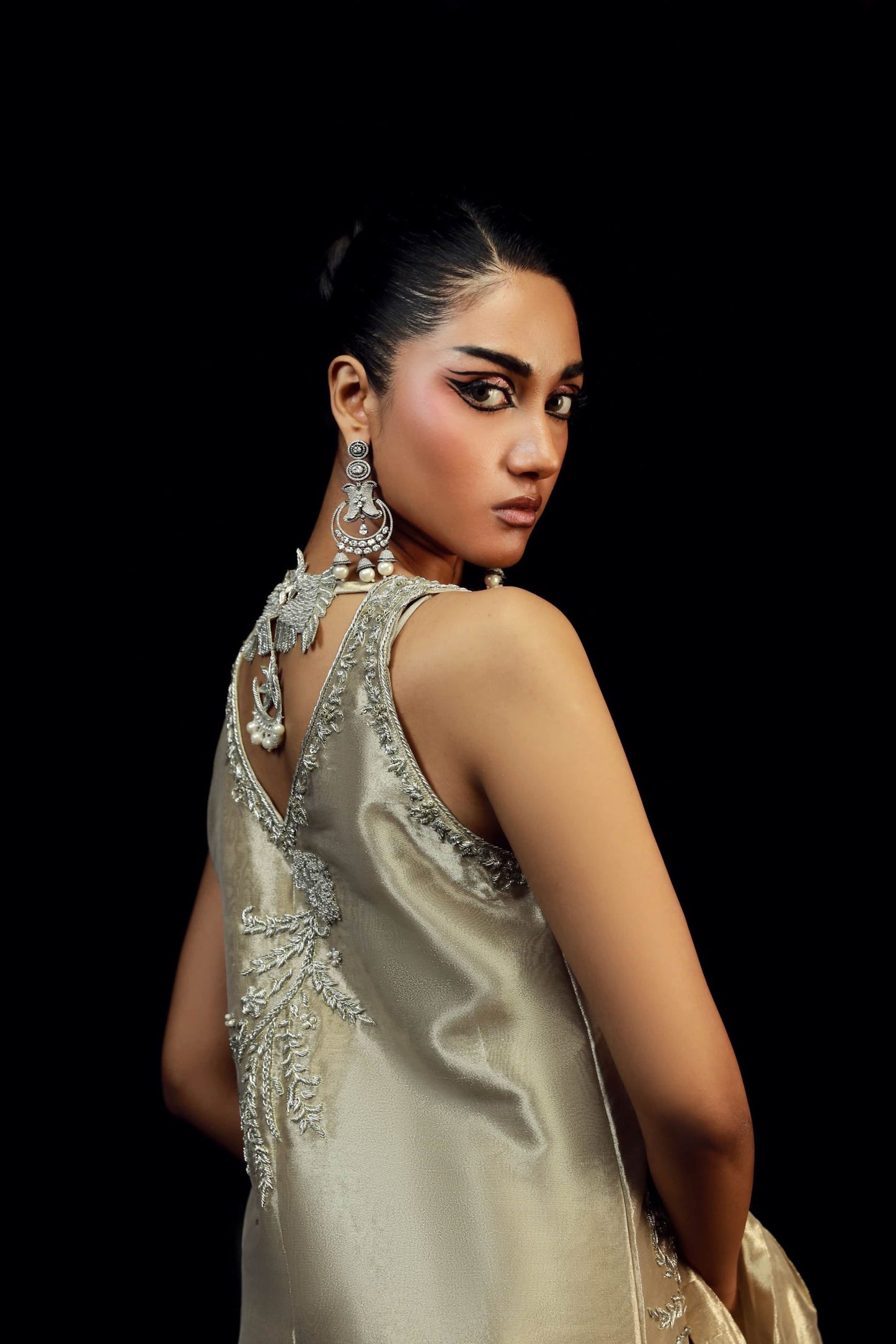 Ayesha Somaya | 3 Piece Unstitched Embroidered Silk | Ayra
