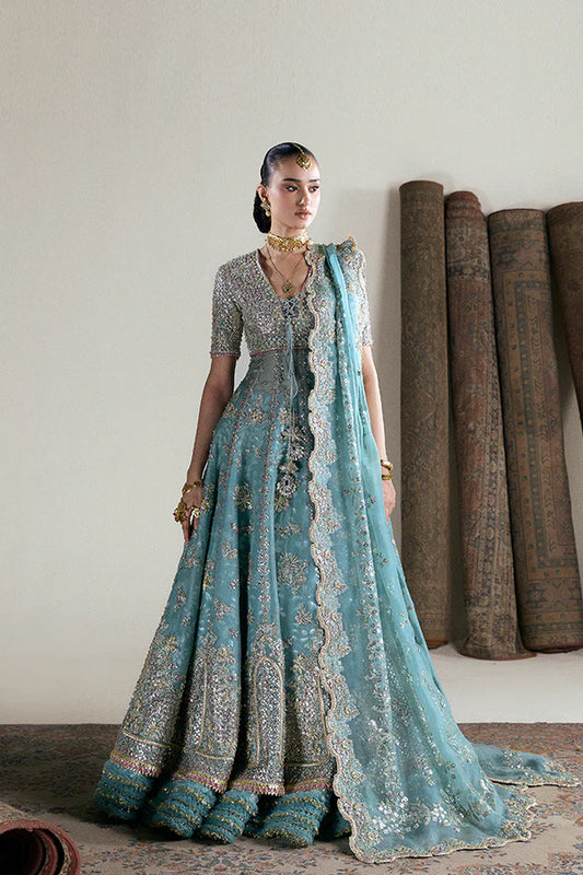 Suffuse | 3 Piece Unstitched Embroidered Organza Outfit | Anaira