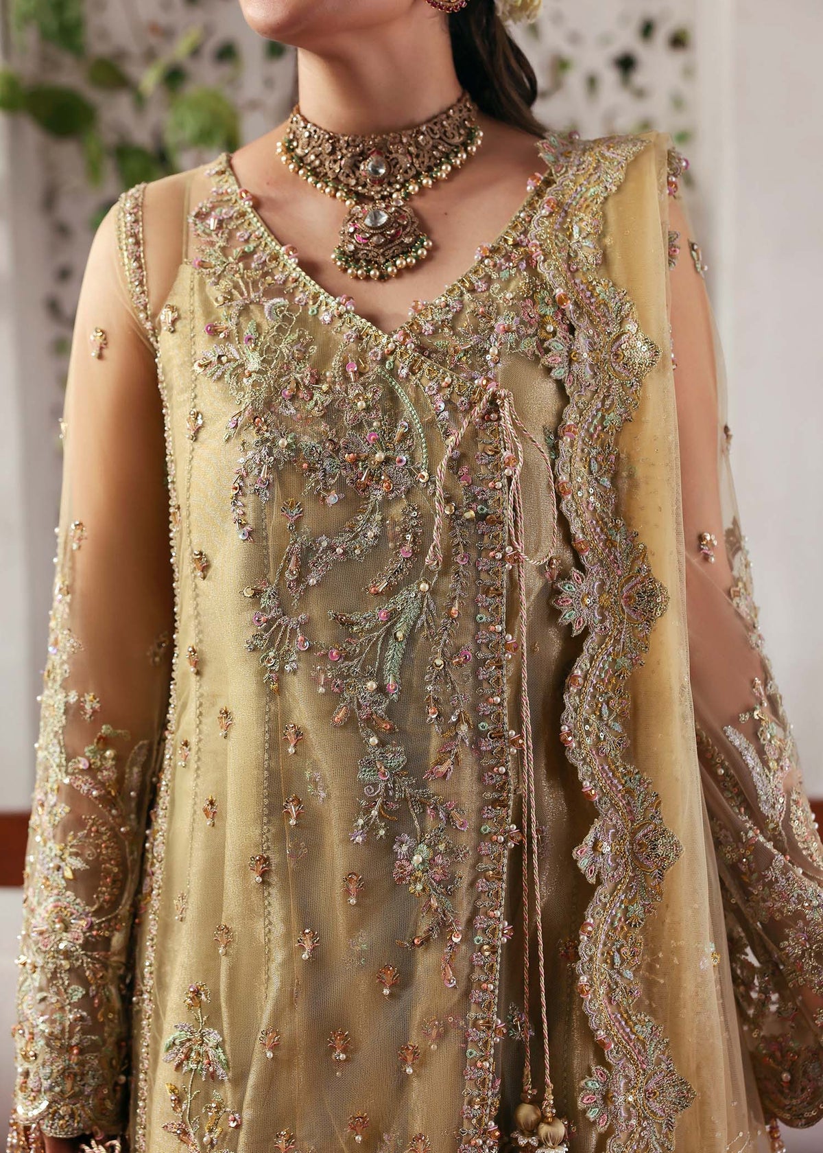 Kanwal Malik | 3 Piece Unstitched Embroidered Luxury Dress | Rukhsaar