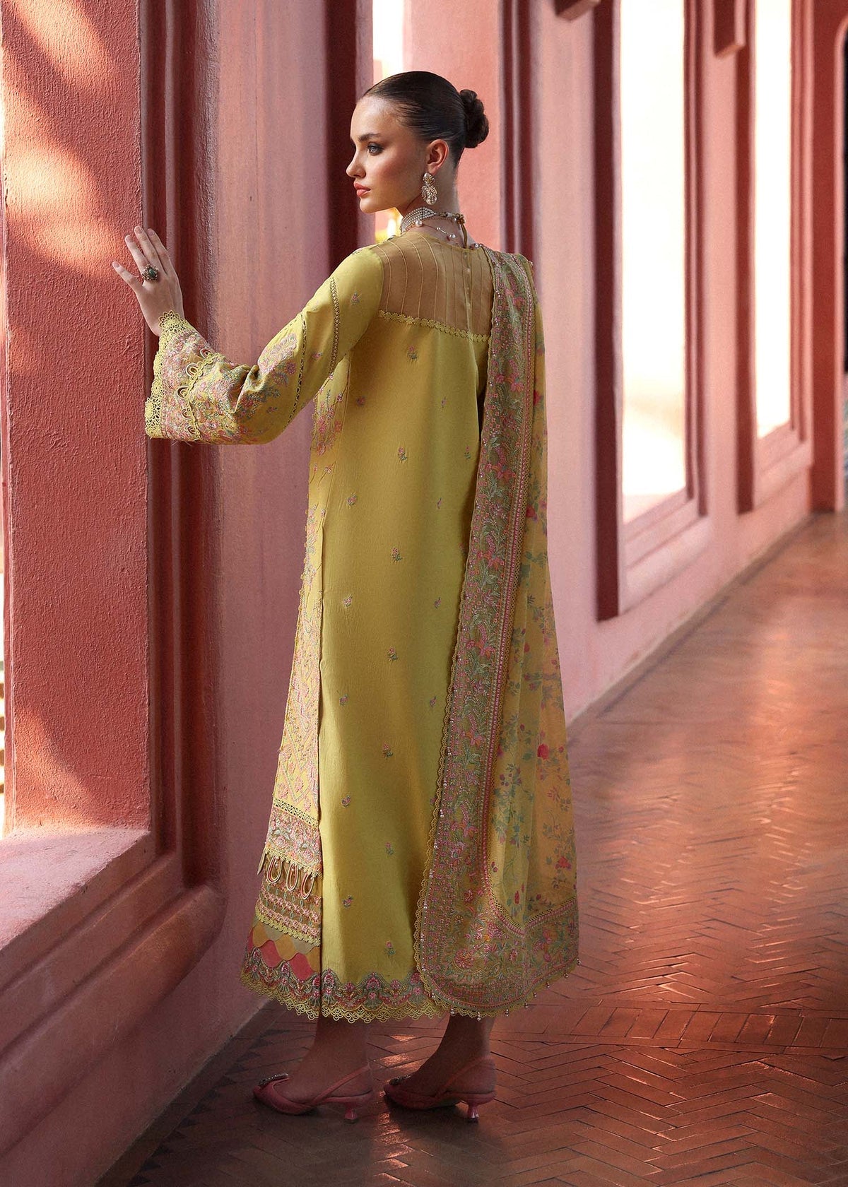 Kanwal Malik | 3 Piece Unstitched Embroidered Lawn | Summer