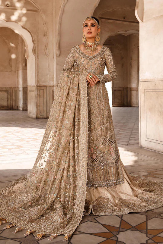 Maria B. | 3 Piece Unstitched Embroidered Sharara | Liliana EX-145