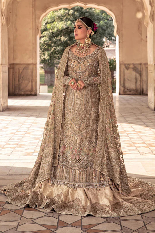 Maria B. | 3 Piece Unstitched Embroidered Sharara | Liliana EX-145