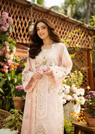 Elaf Premium | 3 Piece Unstitched Embroidered Lawn | ELM-2A MAHGUL