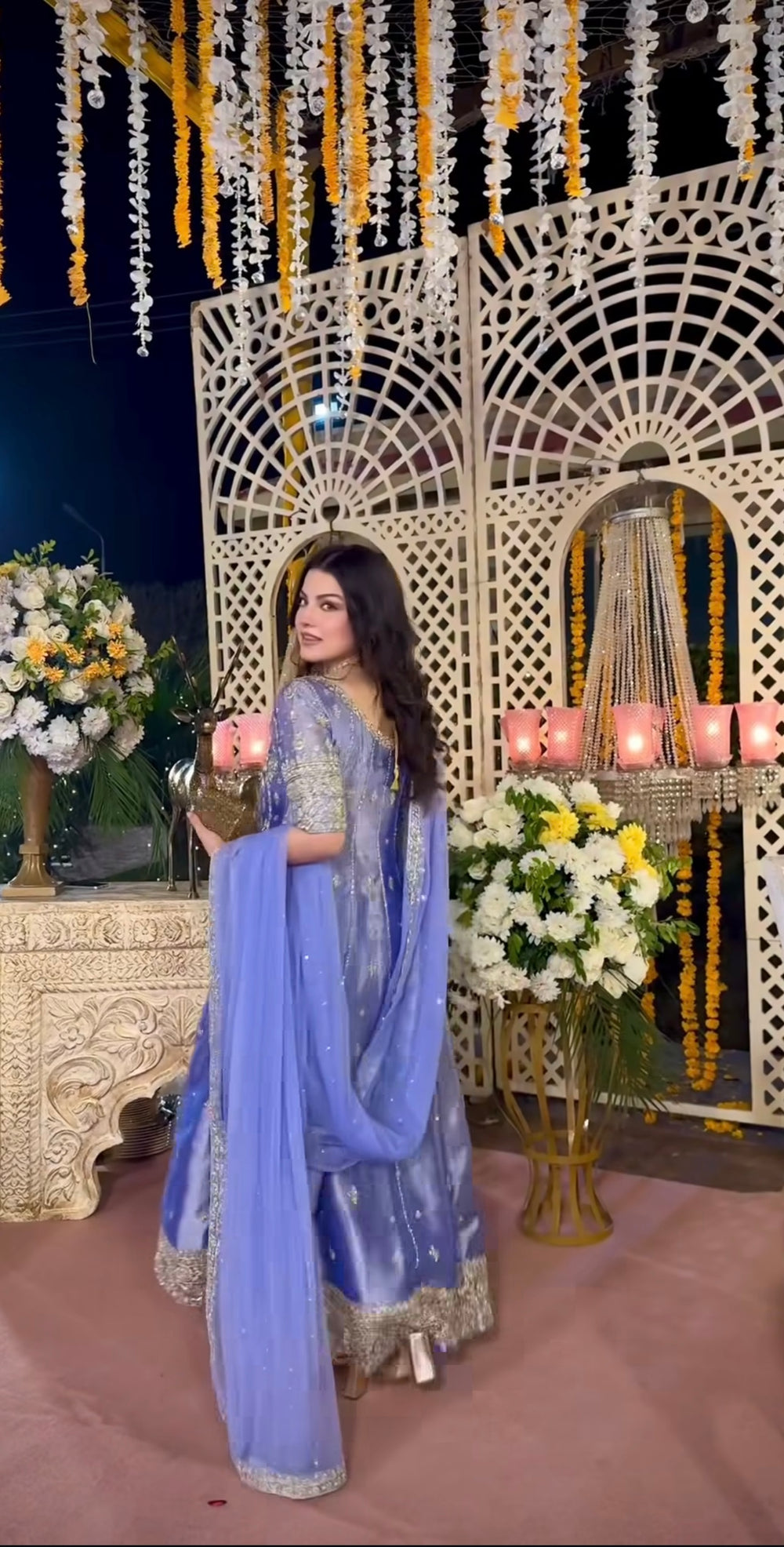 Haris Shakeel | 3 Piece Unstitched Embroidered Silk | Eyena