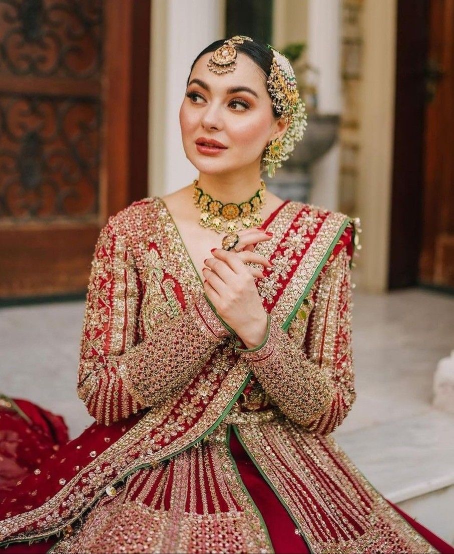 Hussain Rehar | Unstitched Organza Bridal Outfit | Hania