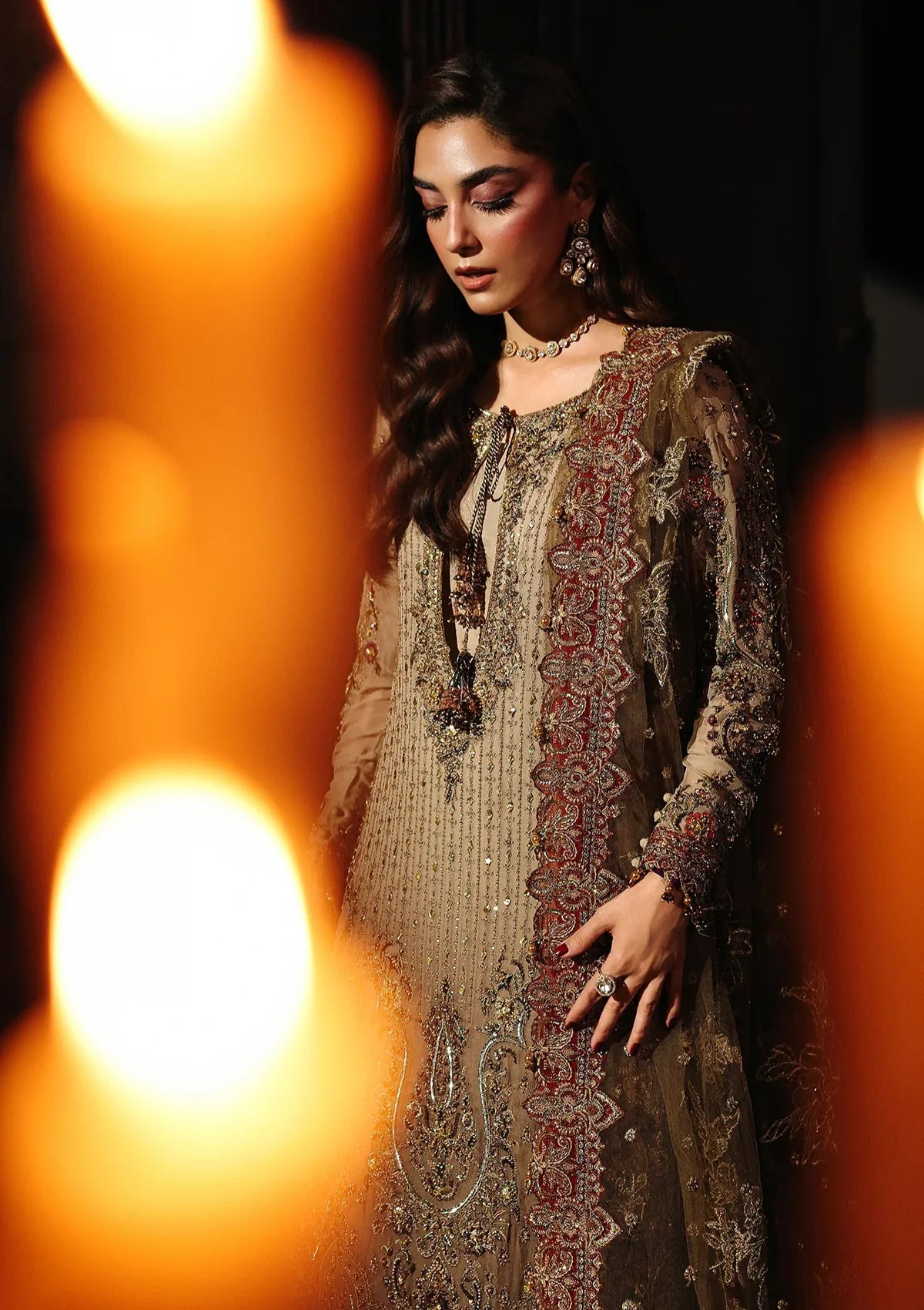 Charizma | 3 Piece Unstitched Embroidered Chiffon | Dastan-e-Jashan DJW5-02