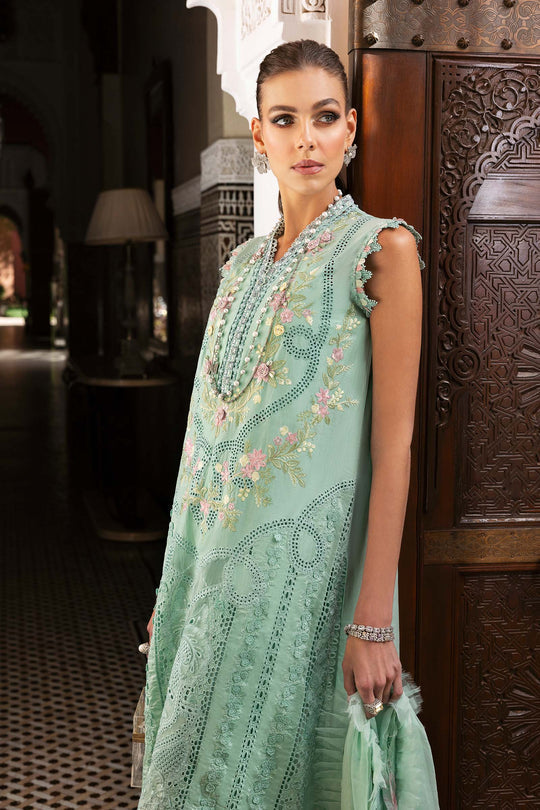 Maria B. | 3 Piece Unstitched Embroidered Lawn Suit | D-2514-A