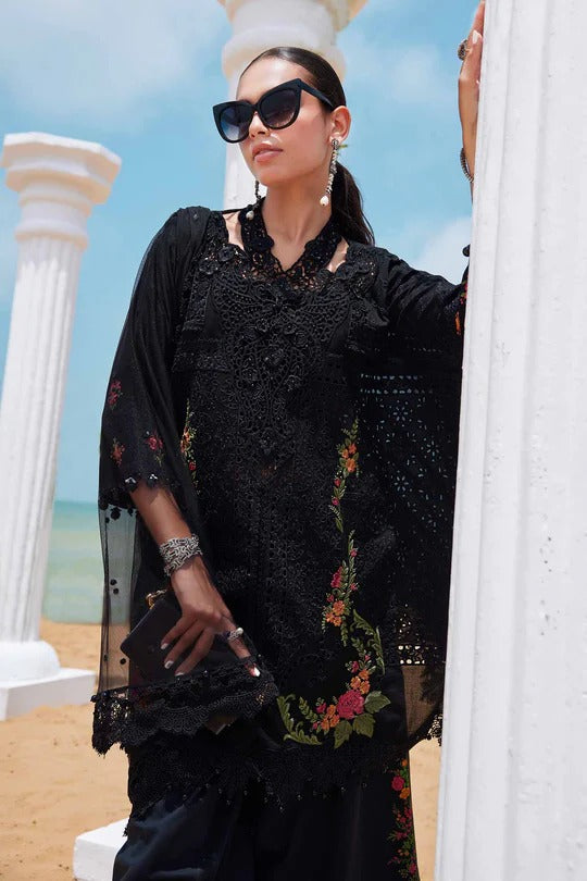 Maria B. | 3 Piece Unstitched Embroidered Lawn Suit | D-2501