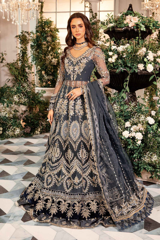 Maria B. | 3 Piece Unstitched Embroidered Organza Suit | BD-2901