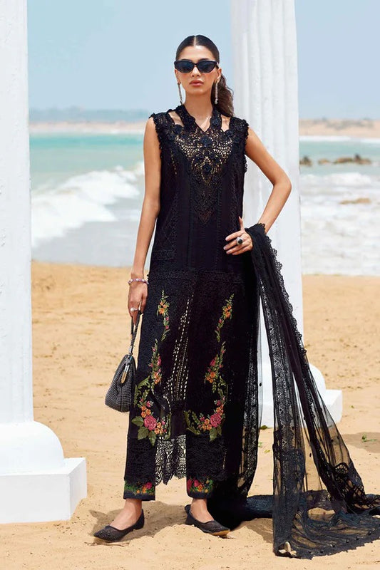 Maria B. | 3 Piece Unstitched Embroidered Lawn Suit | D-2501
