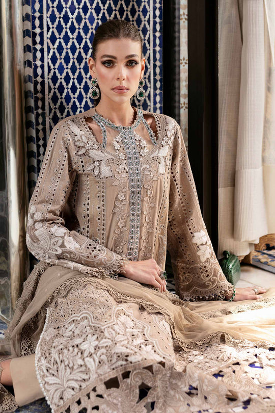 Maria B. | 3 Piece Unstitched Embroidered Lawn Suit | D-2502-A