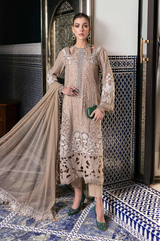 Maria B. | 3 Piece Unstitched Embroidered Lawn Suit | D-2502-A