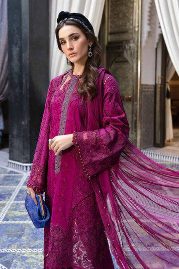 Maria B. | 3 Piece Unstitched Embroidered Lawn Suit | D-2502-B