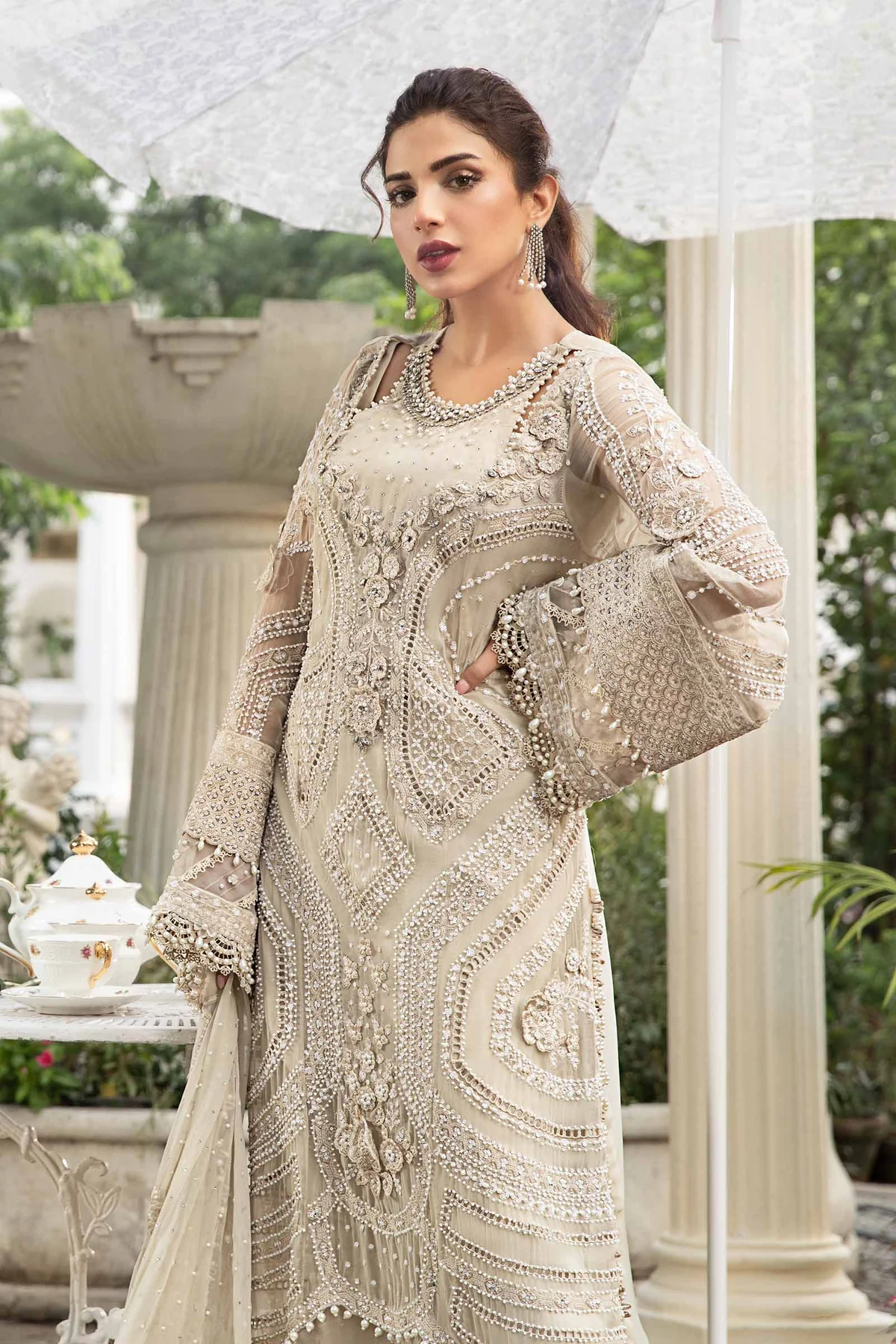 Maria B | Unstitched Embroidered Lawn Suit | MPC-24-104