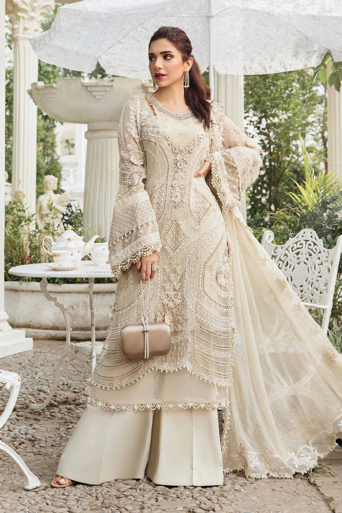 Maria B | Unstitched Embroidered Lawn Suit | MPC-24-104
