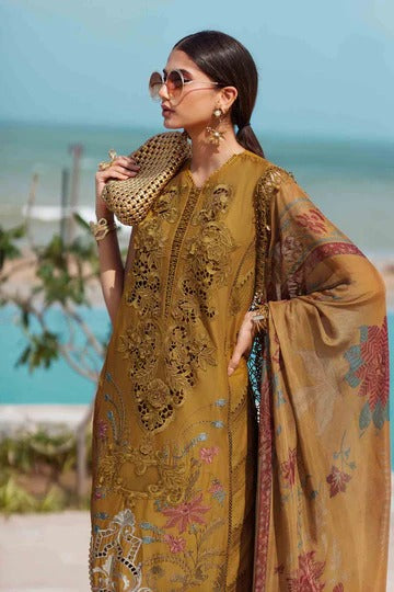 Maria B. | 3 Piece Unstitched Embroidered Lawn Suit | D-2506