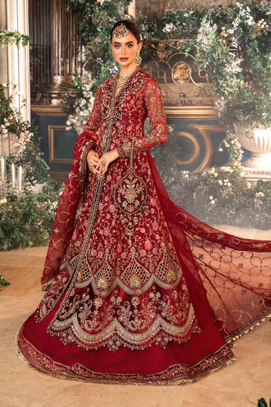 Maria B. | 3 Piece Unstitched Embroidered Organza Suit | BD-2908