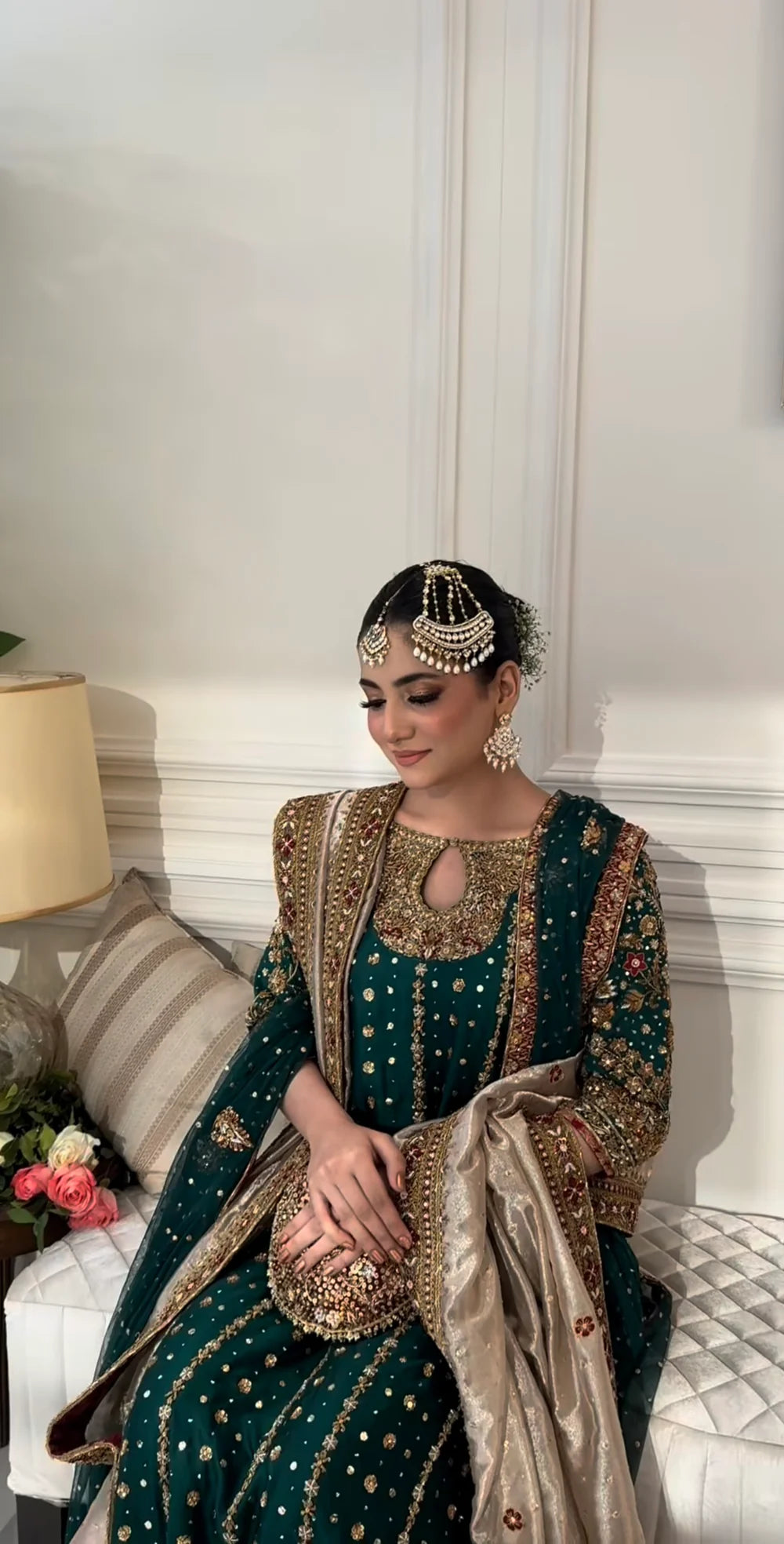 Haris Shakeel | 3 Piece Unstitched Embroidered Raw Silk | Mehru