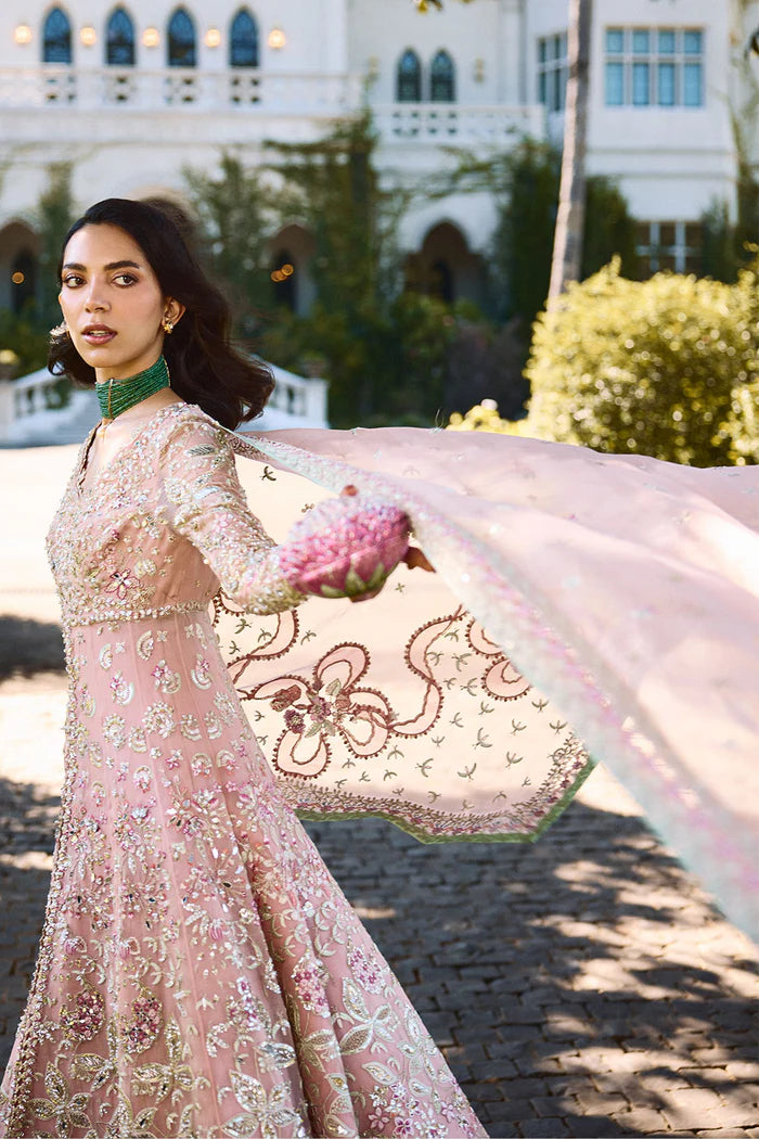 Soraya | 3 Piece Unstitched Organza Lehnga | Florencea