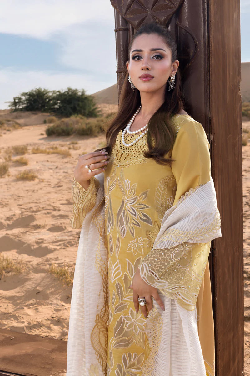 Rang Rasiya | 3 Piece Unstitched Embroidered Lawn | Hoorain