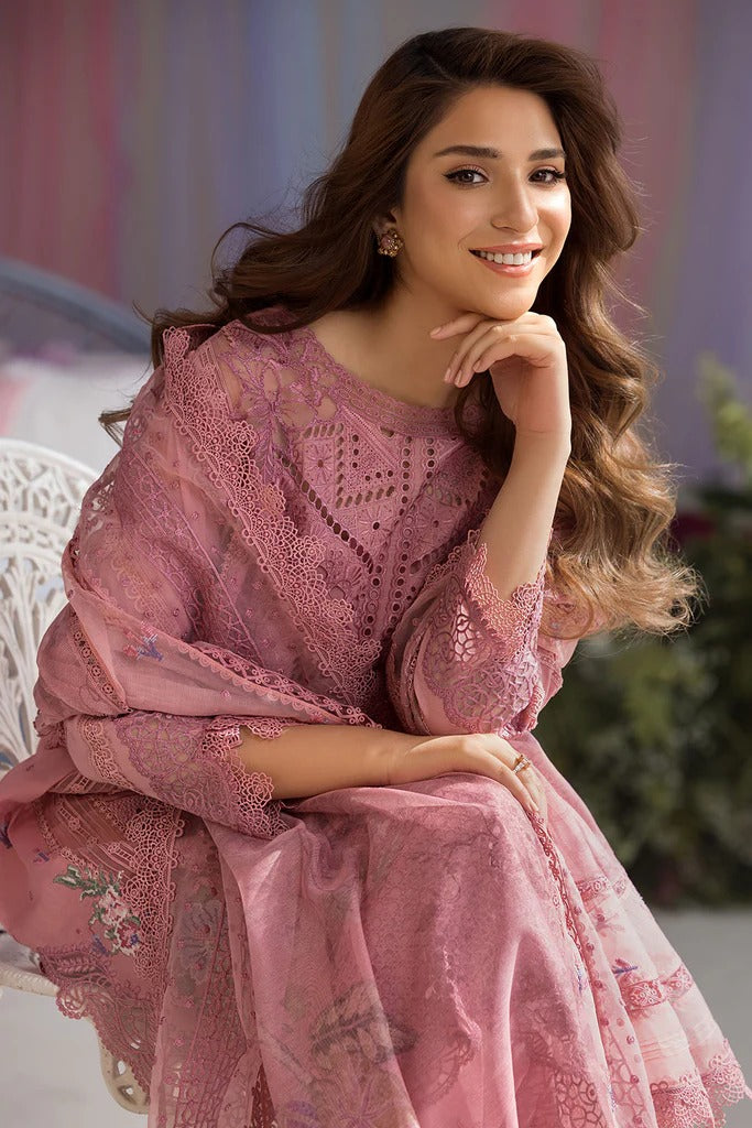 Sobia Nazir | 3 Piece Unstitched Embroidered Lawn | L25-10A
