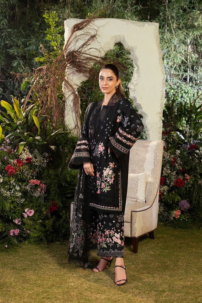 Sobia Nazir | Embroidered Design Luxury Lawn 2025 Unstitched 3 Piece | L25-14B