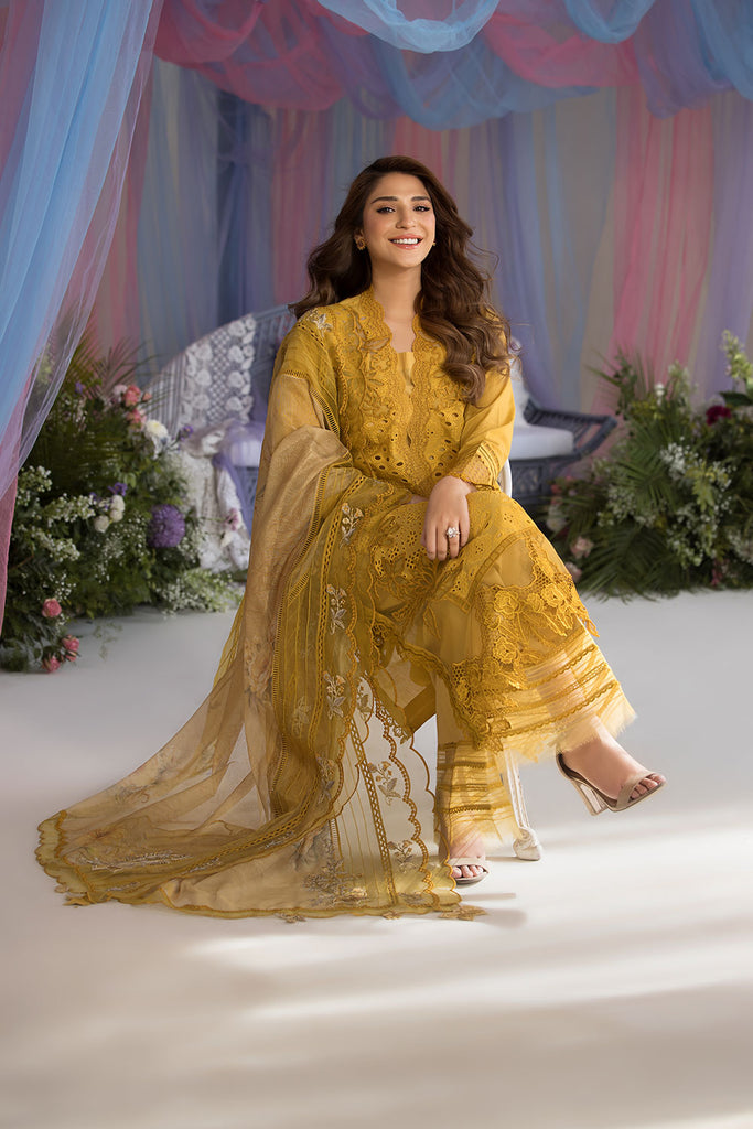 Sobia Nazir | 3 Piece Unstitched Embroidered Design Luxury Lawn 2025 | L25-1A