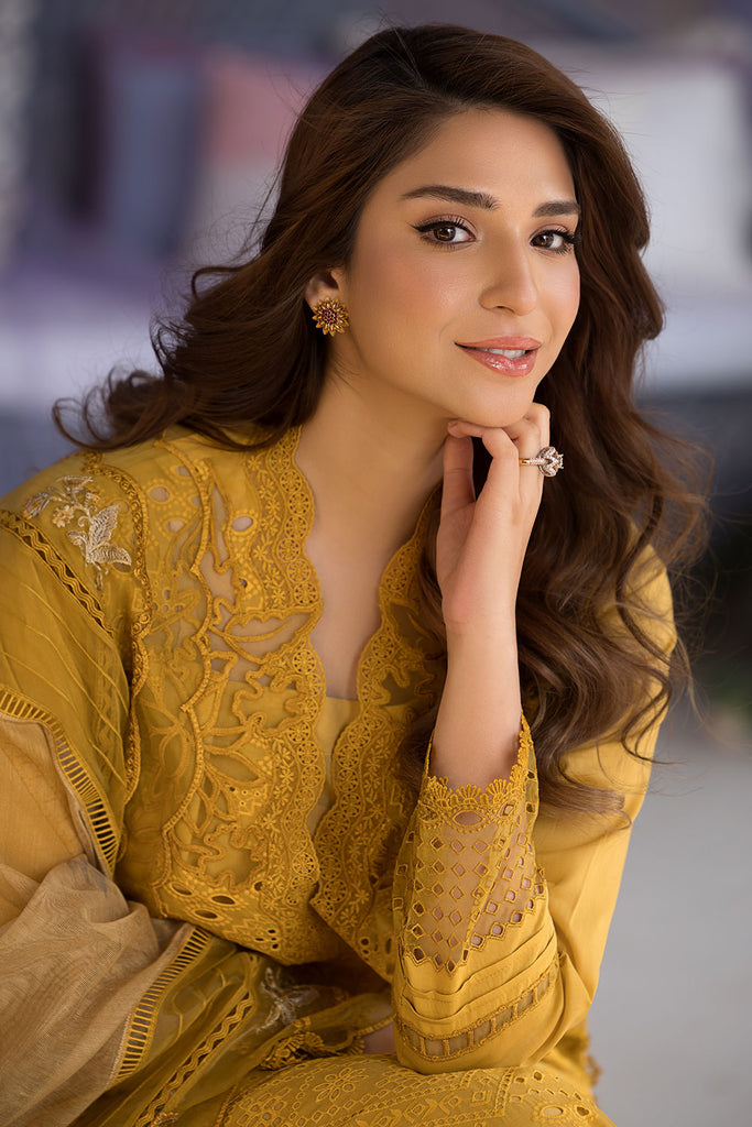 Sobia Nazir | 3 Piece Unstitched Embroidered Design Luxury Lawn 2025 | L25-1A