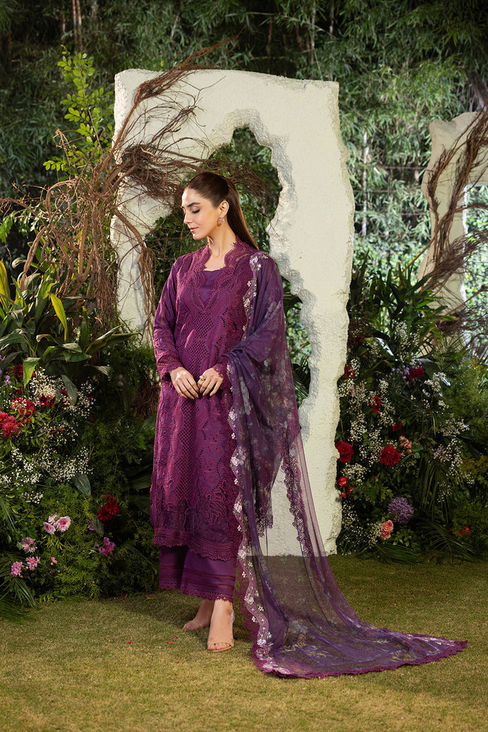 Sobia Nazir | 3 Piece Unstitched Embroidered Lawn | L25-2B