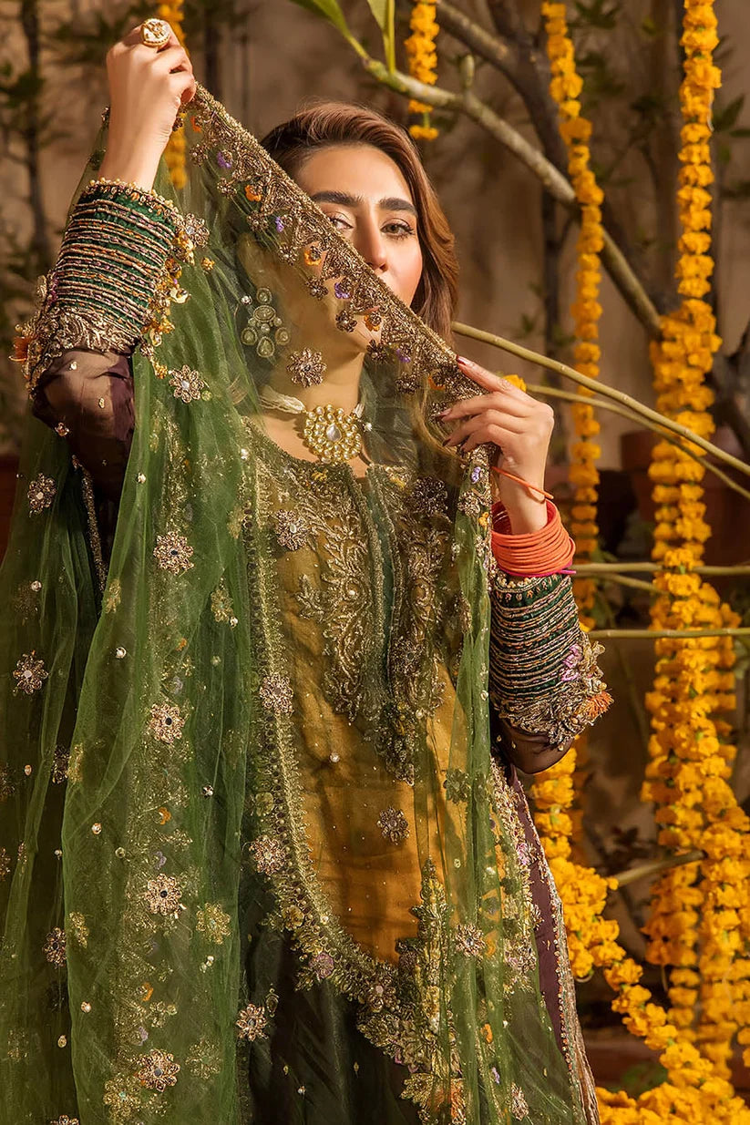 Khuda Baksh | 3 Piece Unstitched Embroidered Raw Silk | P-265