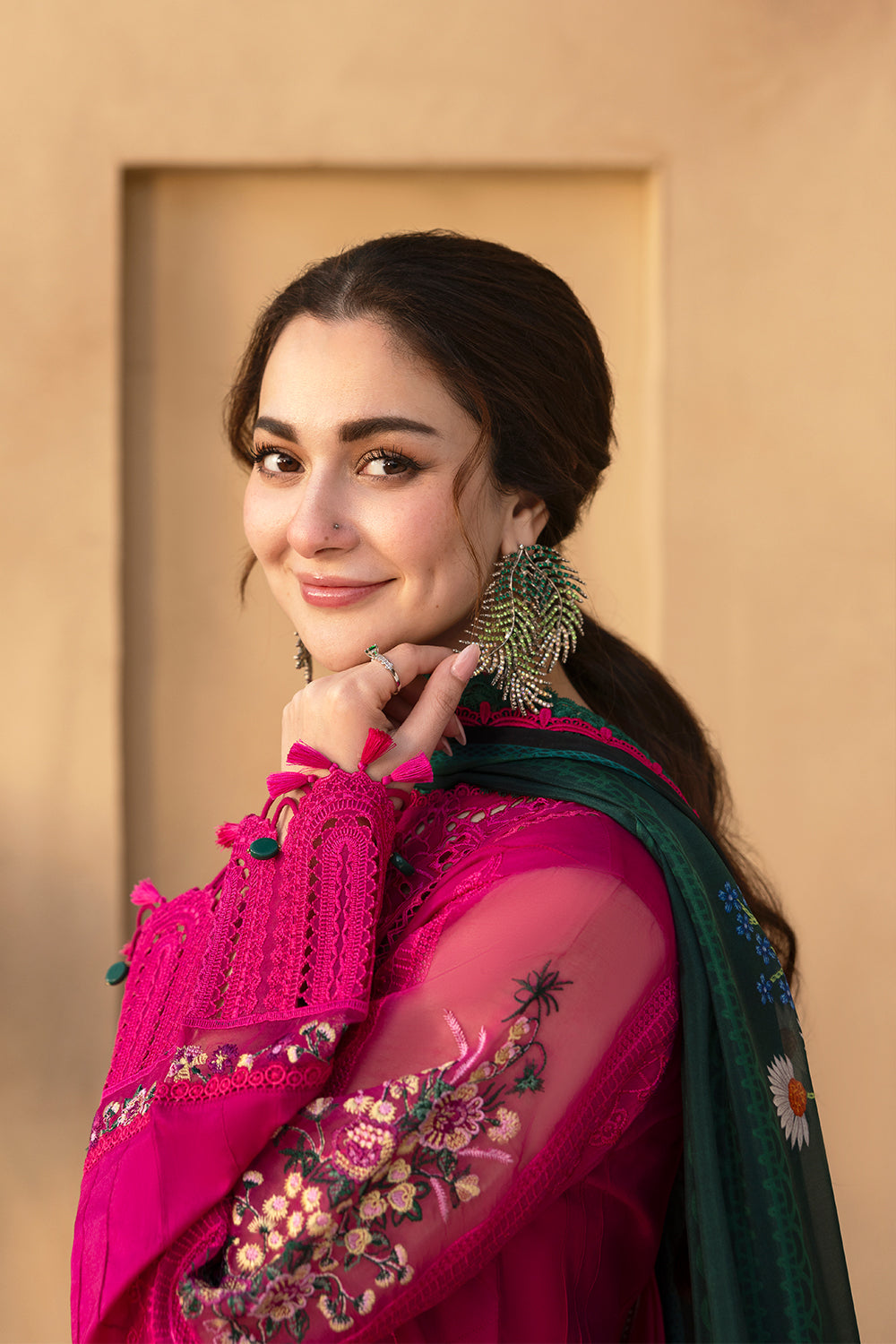 Saira Rizwan | 3 Piece Unstitched Embroidered Lawn | ELODIE-SRL25-04