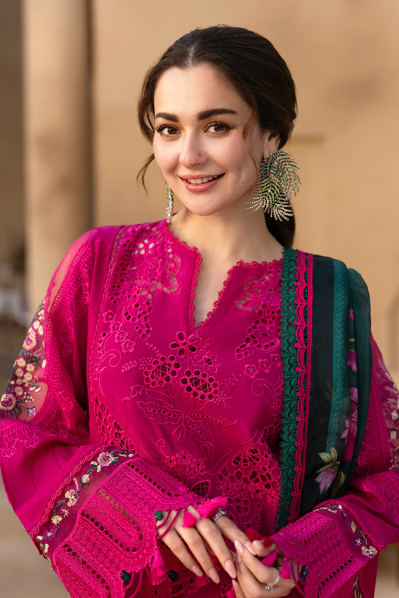 Saira Rizwan | 3 Piece Unstitched Embroidered Lawn | ELODIE-SRL25-04