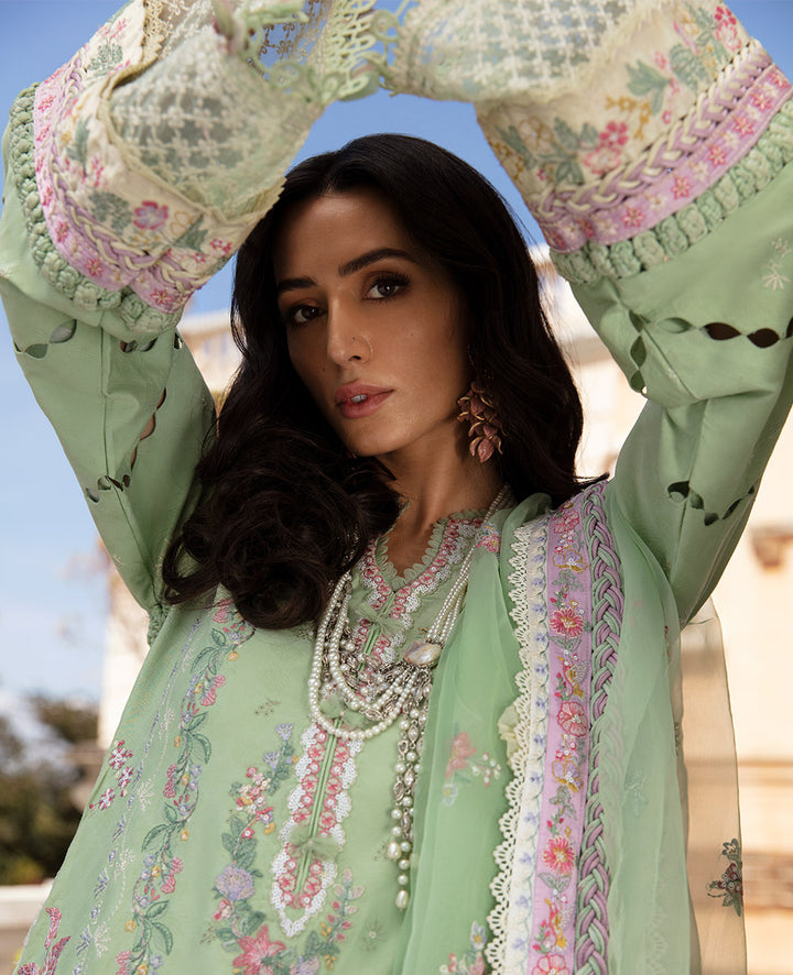 Republic Womens Wear | Unstitched Embroidered Jacquard Lawn | Aurelie (D7-A)