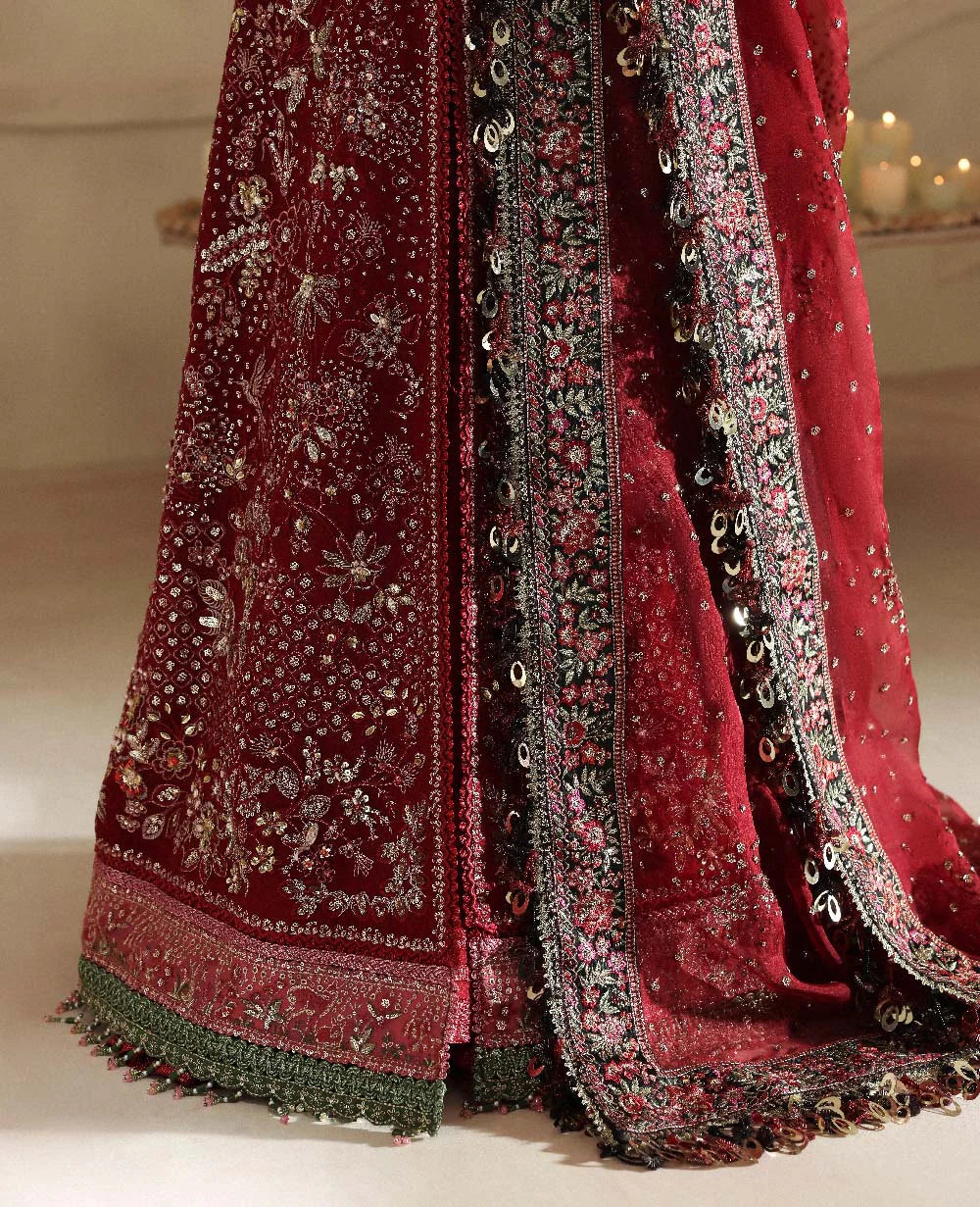 Republic Womens Wear | 3 Piece Unstitched Embroidered Organza | Lucienne