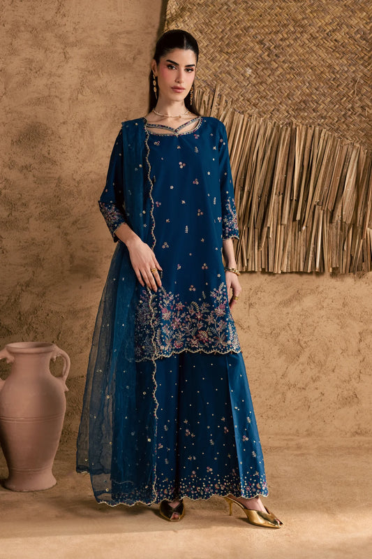 Batik | 3 Piece Unstitched Embroidered Lawn | Ruhi