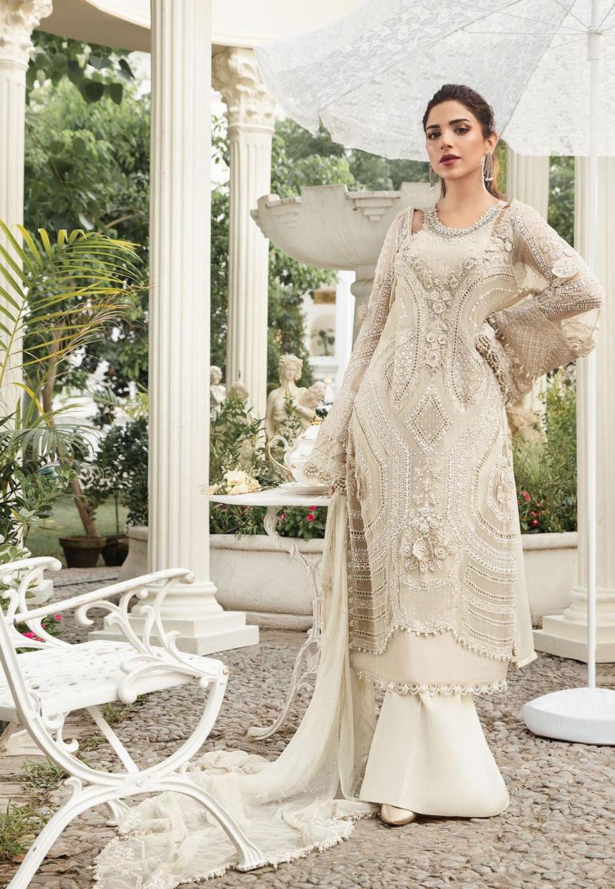 Maria B | Unstitched Embroidered Lawn Suit | MPC-24-104