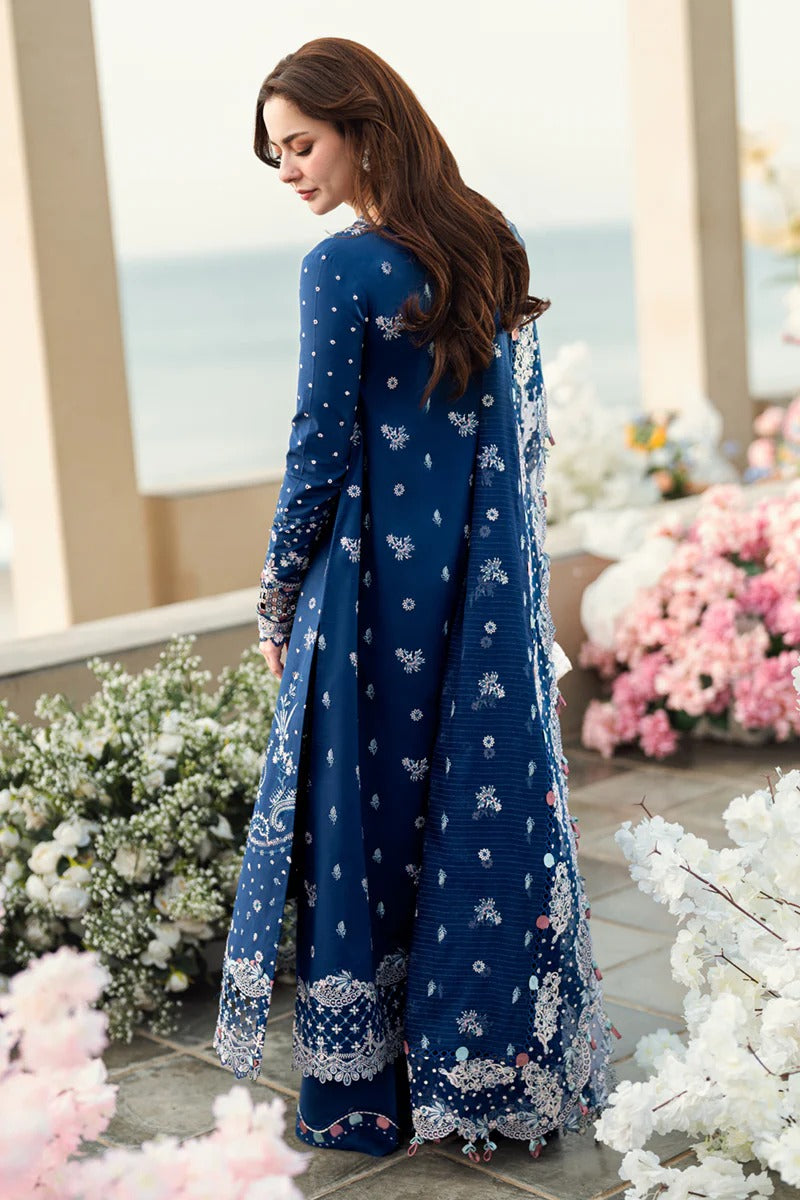 Qalamkar | Unstitched Chikankari Embroidered Lawn | FK-05 AURORA