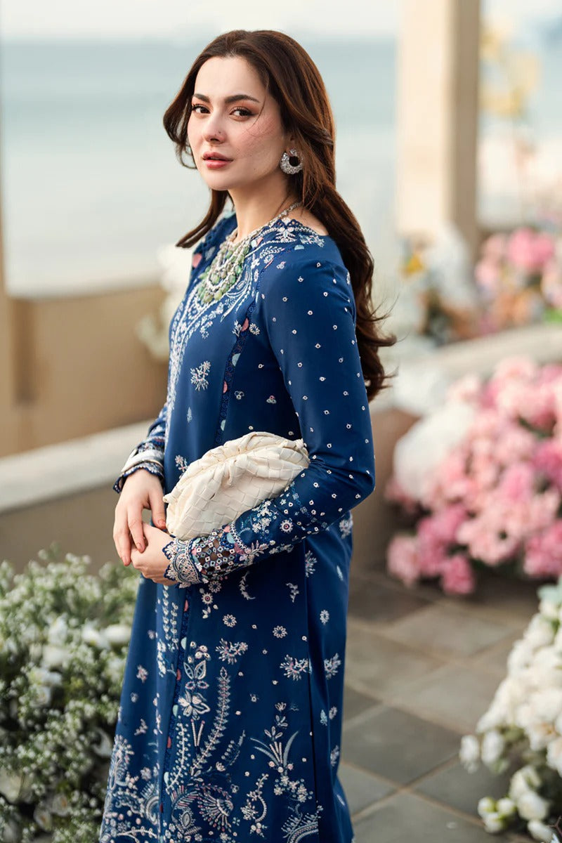 Qalamkar | Unstitched Chikankari Embroidered Lawn | FK-05 AURORA