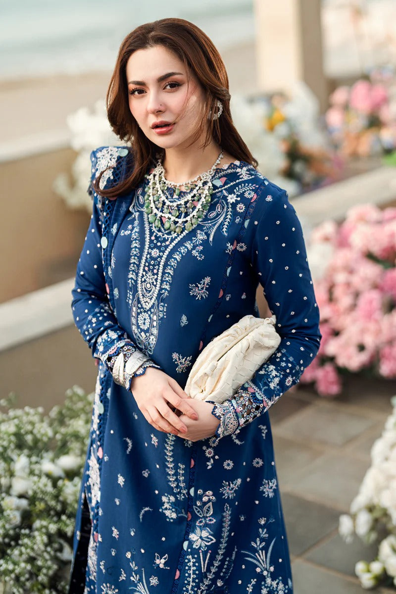 Qalamkar | Unstitched Chikankari Embroidered Lawn | FK-05 AURORA