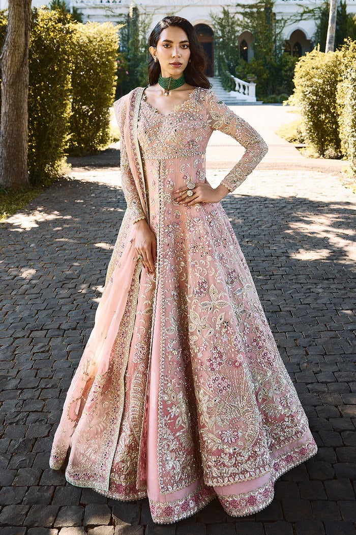 Soraya | 3 Piece Unstitched Organza Lehnga | Florencea