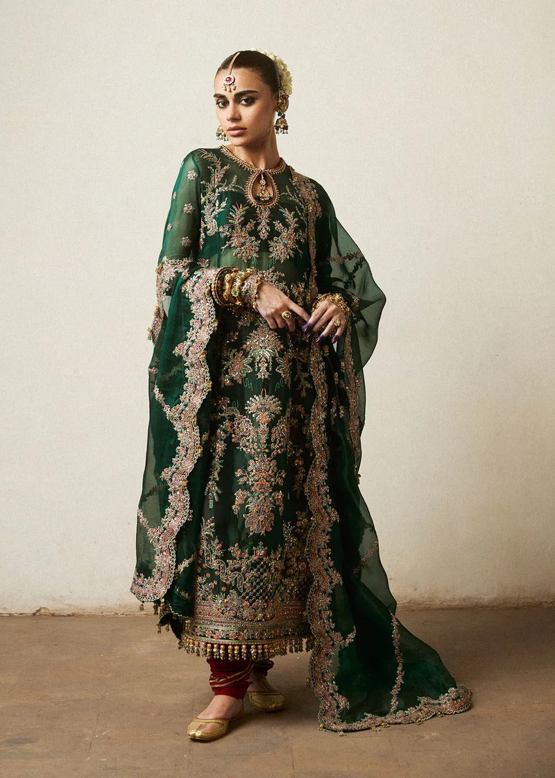 Hussain Rehar | 3 Piece Unstitched Organza Outfit | Jamali
