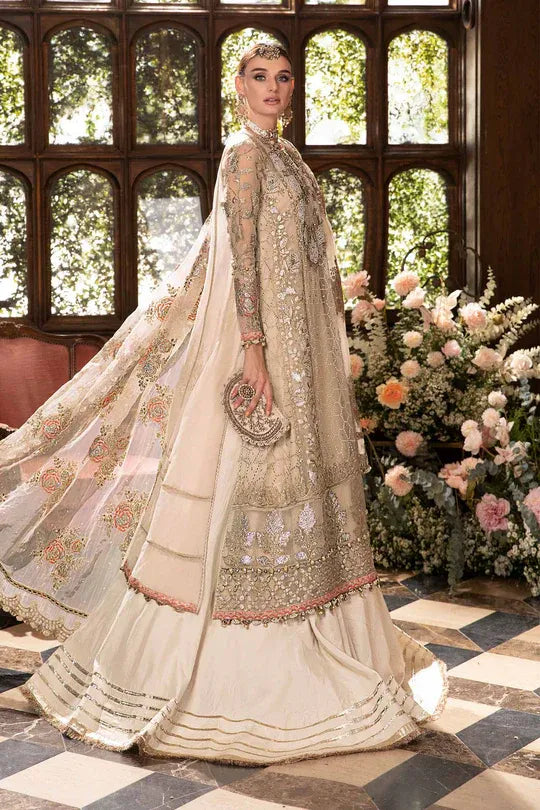 Maria B. | 3 Piece Unstitched Embroidered Organza | D-05_MB24M