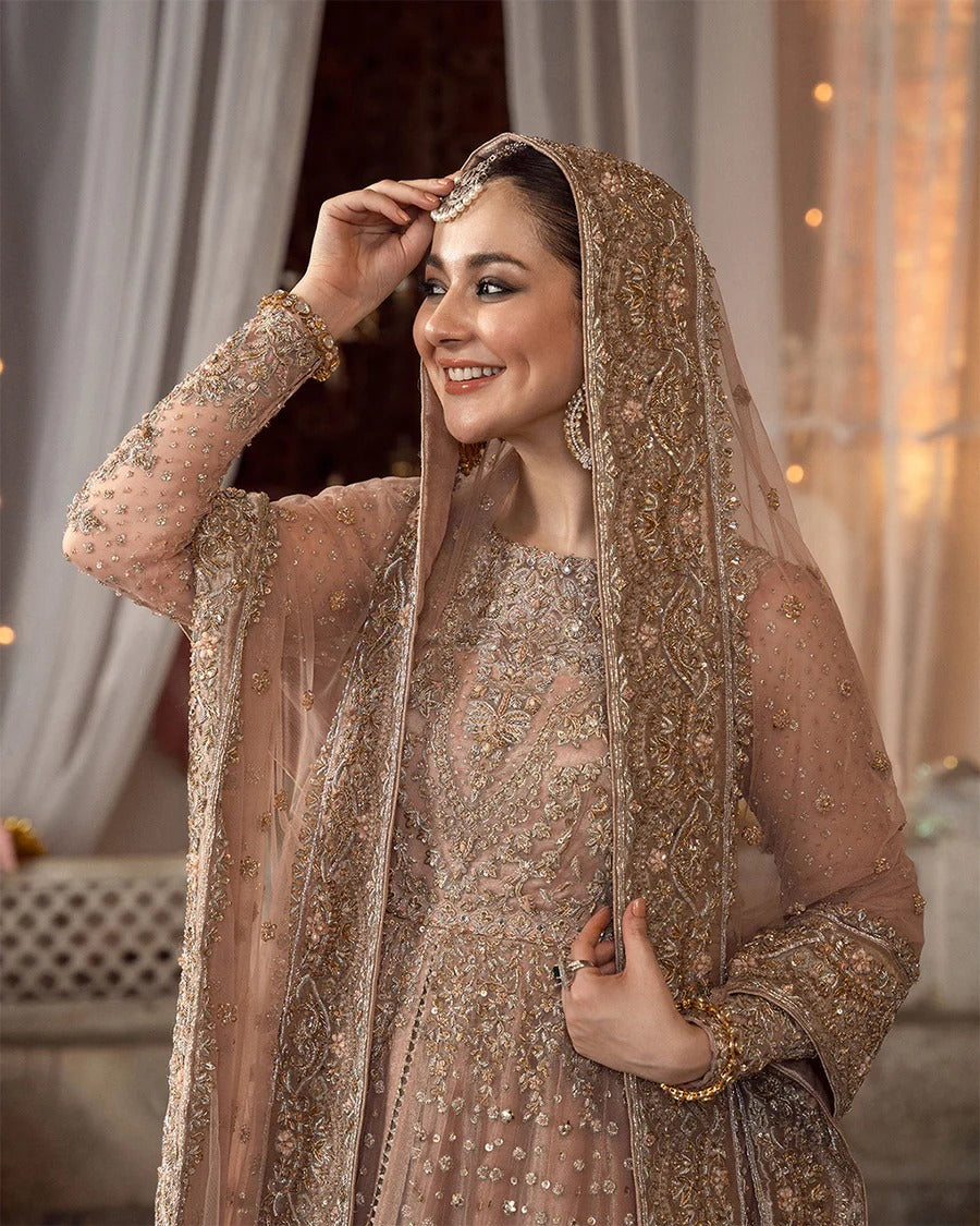 Faiza Saqlain | Bridal Double Layered net | Mahra