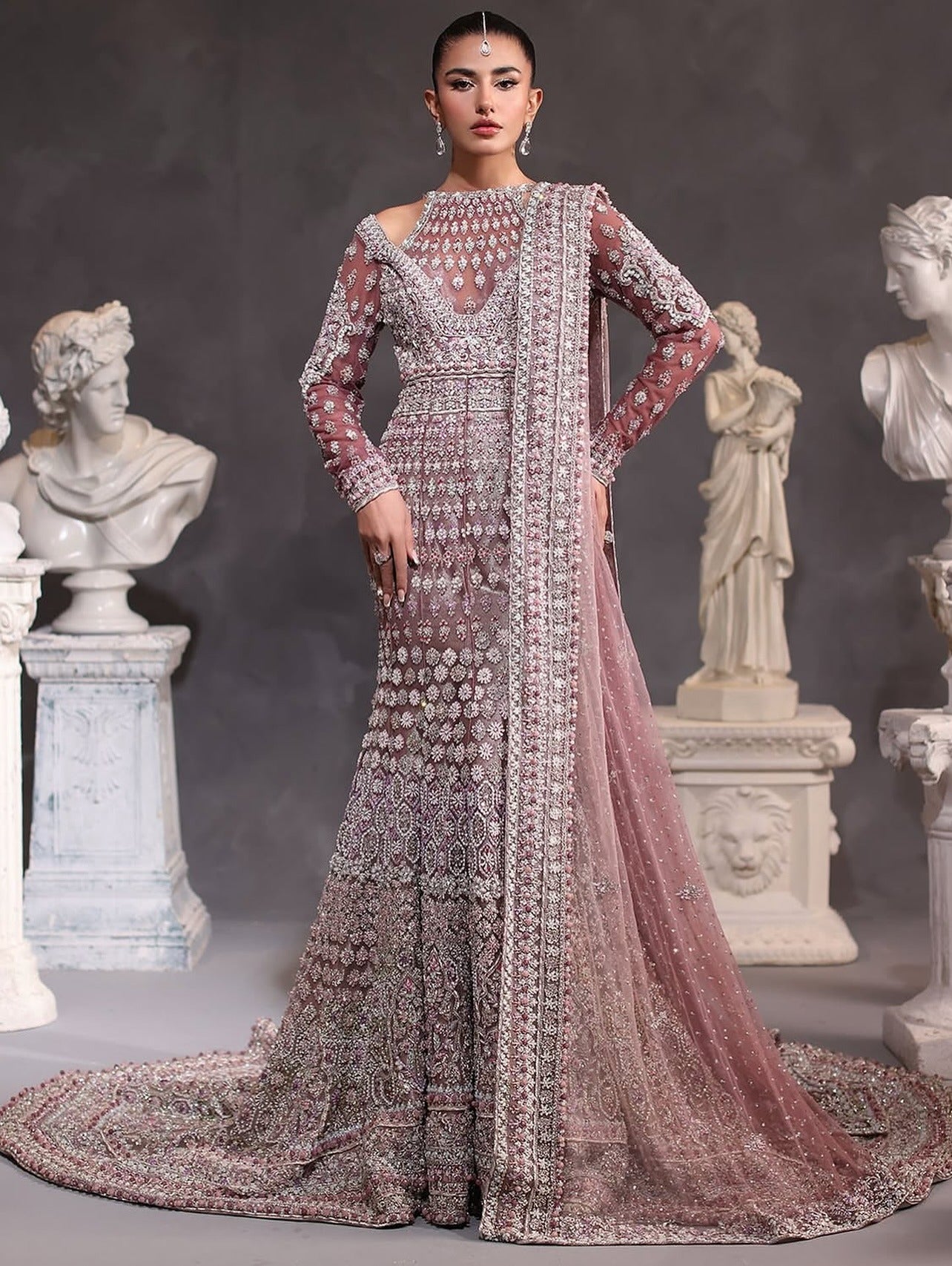 Ahmad Sultan | 3 Piece Unstitched Embroidered Organza | VELEZA ZIRELLE
